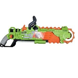 Nerf ZOMBIE Strike BRAINSAW Chainsaw Pump Action Dart Blaster Gun (No Darts)